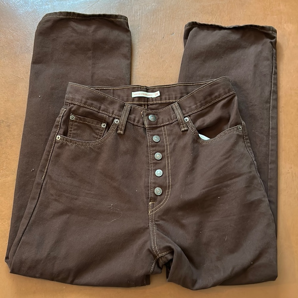 Levi's High-Rise Women's Jeans in Dark Brown